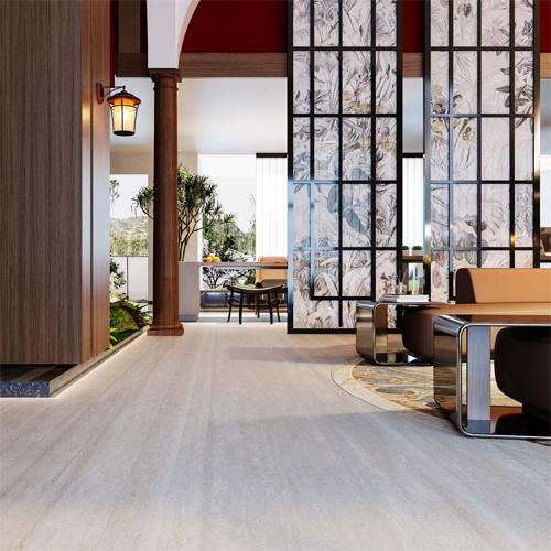 121209VTT01-Travertine Finish Porcelain Tile