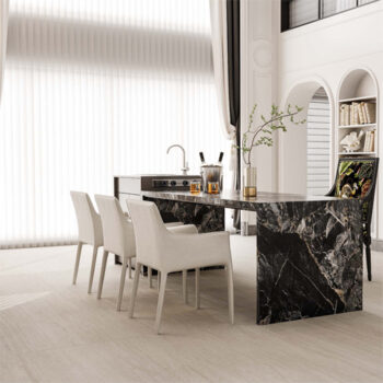 121209VTT02-Travertine Finish Porcelain Tile