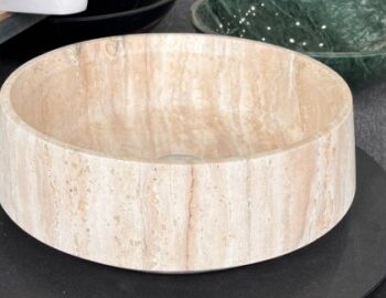 400x400mm White Travertine