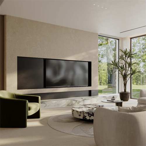 121209CLS01-Travertine Finish Porcelain Tile