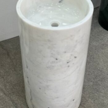 850mm H x 430mm D Oriental white