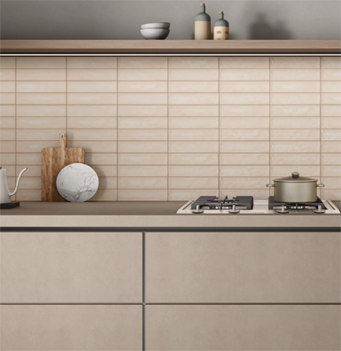 Beige Lucido 75X300 mm Backsplash Tiles - Image 3